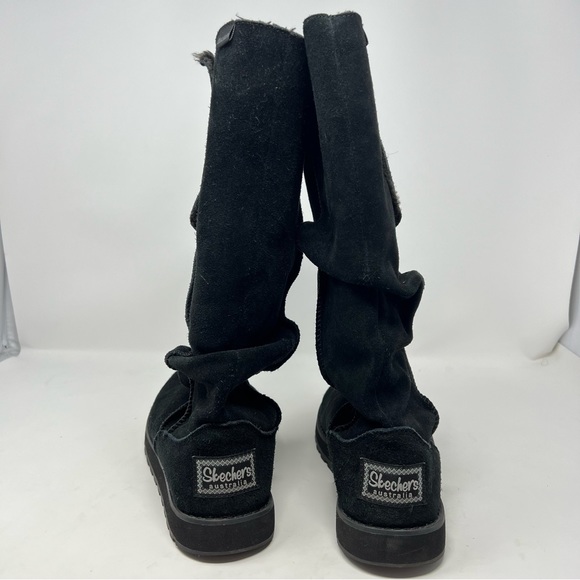 Skechers Australia Black Boots Size 7.5 - Picture 3 of 8